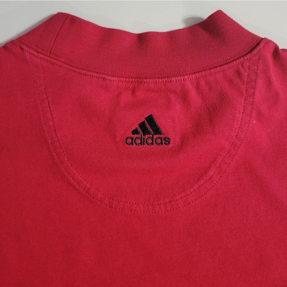 Adidas Men's Red Climalite Stretch Long Sleeve Top - Picture 10 of 13